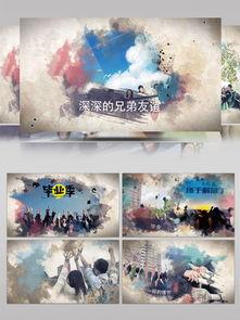 毕业视频素材,毕业视频中的校园时光回忆