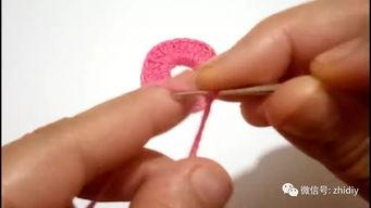 手钩玫瑰花视频教程